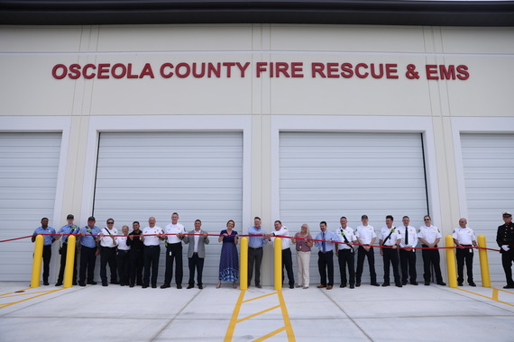 The Osceola County Board of County Commissioners, Fire Rescue & EMS, community leaders and project partners gathered in Poinciana to celebrate the opening of Fire Station 85 on Cypress Parkway.