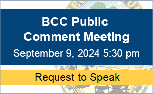 Public Comment Meeting Request to Speak