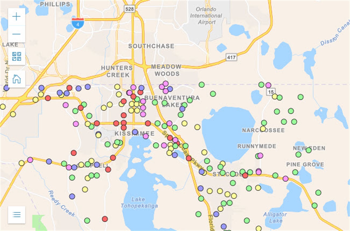 Traffic Counts Map - Osceola County