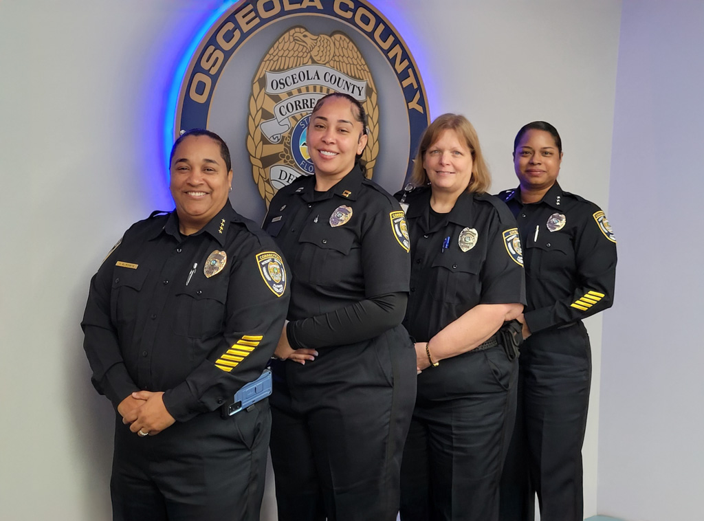 Osceola County Corrections staff posing for a photo.