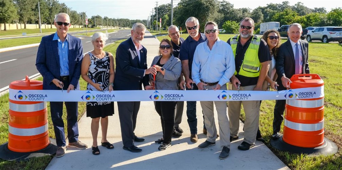 Simpson Road ribbon cutting