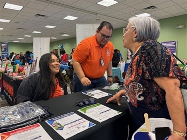 Housing & Community Services informational booth