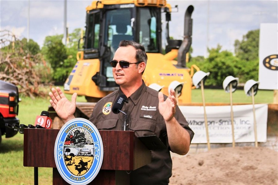 05/26/22 Osceola County broke ground Thursday on Station 67 on Boggy Creek Road.