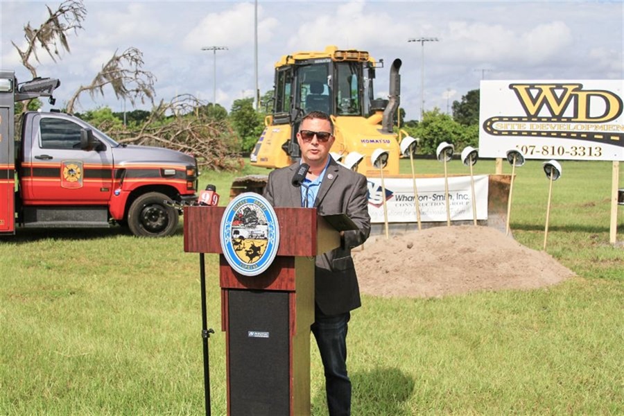 05/26/22 Osceola County broke ground Thursday on Station 67 on Boggy Creek Road.