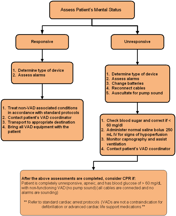 Flowchart to assess mental status of a patient